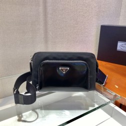 Prada普拉达 2VH130 新款邮差包 Re-Nylon单肩包再生尼龙 高仿