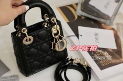 DIOR #羊皮黑色正品欣赏 # 超迷你