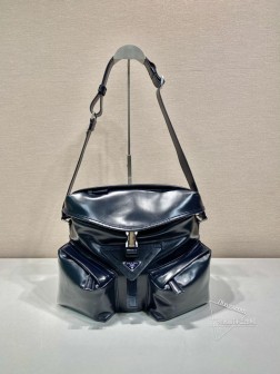 Prada 2VD062 男包 油腊皮 斜跨包 顶级五金 进口牛皮 代购