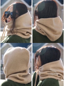 上新 Loro piana 独家牛货 【LP连帽围脖】 是围脖,又是帽子,松紧带设计,纯羊绒非常舒适温暖,一次满足您多种保暖用途,低调奢华,由于是出口韩国订单,每款数量才几十条,全部有授权有合同的好东西 一样材质.一样流水线.一样的工艺.全部今年流行色 采用%山羊绒.卖一条少一条的好货 且不用担心面料因为出口的原料固色度都是一级定期抽查...一等一好货