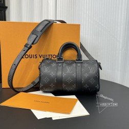 LV 45947 Keepall XS 黑灰拼色 低调高级 大容量小包