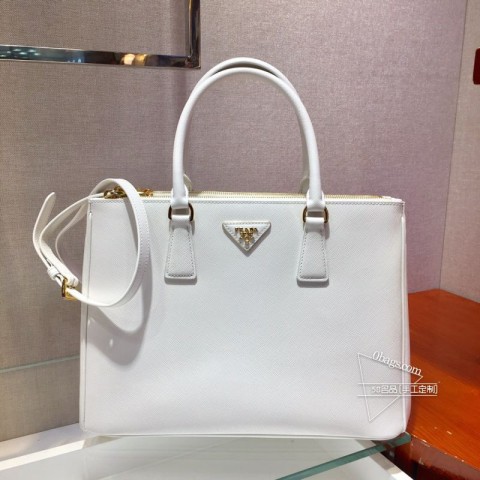 Prada普拉达 1BA274 Galleria 手袋 进口十字纹牛皮 代购