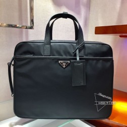 Prada 2VE015 多功能公文包 双肩背包 进口尼龙/Saffiano皮 尺寸
