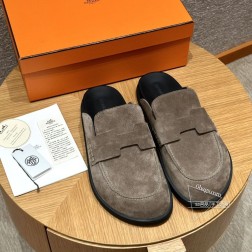 款式Style ：309 Go 穆勒鞋-男款颜色Colour：大象灰Etoupe鞋面材料Upper 255