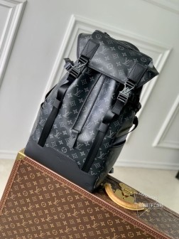 LV M46792 Getaway 双肩包 Monogram Eclipse 帆布 顶级复刻