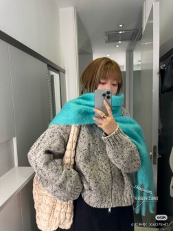 新色到 2024小红书最新走火爆款 COS品牌 经典马海毛围巾 英国时装设计师，时装的朋克之母！时尚潮流风格，品质强大，超美的设计！简约大气刺绣Logo精致 这个款不用担心不好看，因为经典的元素洋气的新设计！赠礼的完美之选，充分展现个性风范。品质非常整个首饰给人大牌气场的同时又非常精致，让整个人的层次提升好几个level 绝对值得入手 尺寸30