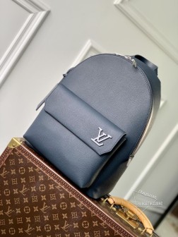 LV M21362 蓝色 Aerogram 双肩包 小牛皮顶级A货