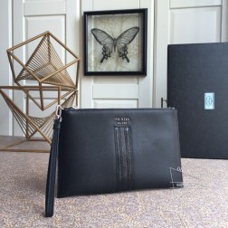 Prada 2NG005G 鳄鱼皮男士包,全升级版,进口牛皮+羊皮 复刻