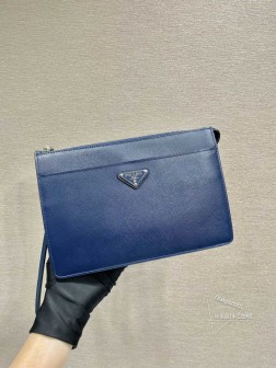 Prada普拉达 2VF032 男士手包 皮革腕带 顶级A货 A货
