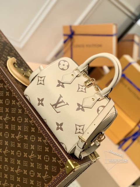 LV M58947 Speedy Bandoulière 25 手袋 白色 胶囊系列 2021 秋季