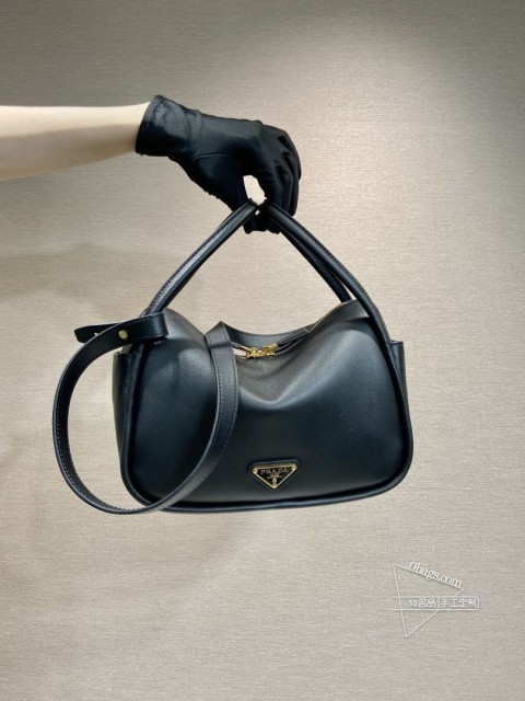 Prada 1BA451 手袋 小牛皮 双手挽设计 时尚休闲 复刻