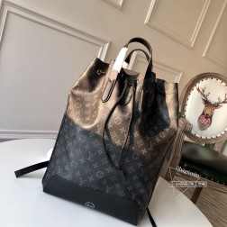 LV M40527 EXPLORE 双肩包,手提设计,尼龙混合材质