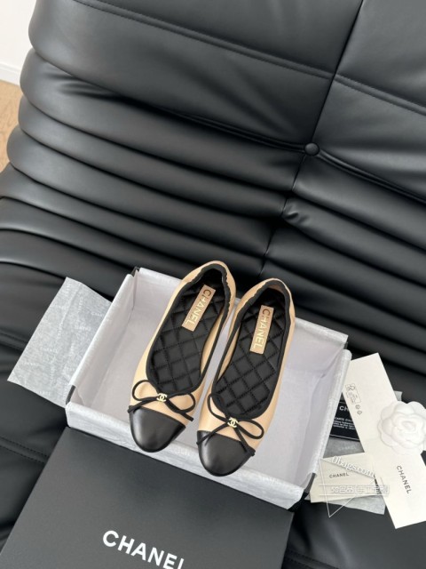 Chanel 小香25C新品蝴蝶结单鞋系列原版11复刻 经典中的经典无论搭配裤装还是裙装都是完美小圆 650