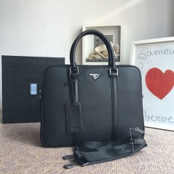 Prada普拉达 2VE368 摔纹牛皮/鹿皮纹小牛皮包 36x28cm 价格