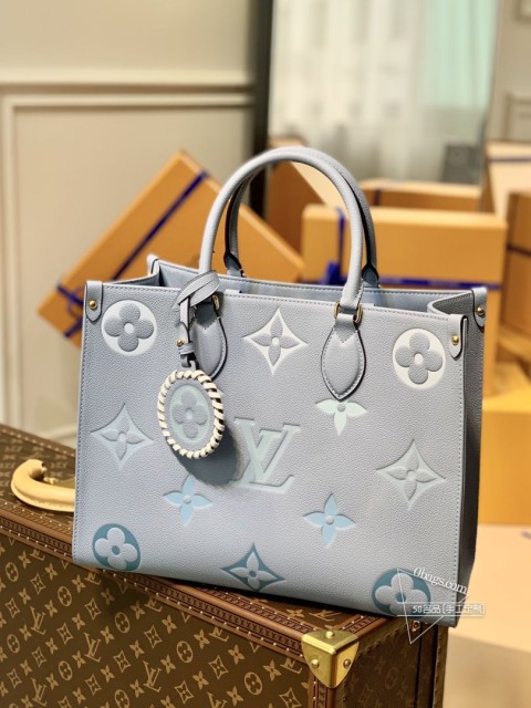 LV M45718 On the Go 中号 Tote 包 By The Pool 胶囊系列 顶级复刻