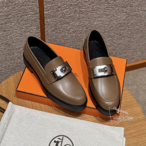 款式Style ：101 Hot loafer 乐福鞋颜色Colour：烟熏褐Beun Fume鞋面 328