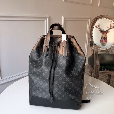 LV M40527 EXPLORE 双肩包 - 高仿混合材质设计