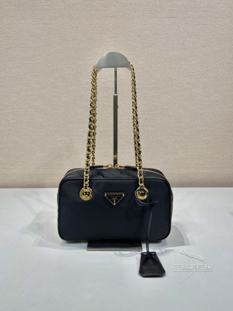 Prada普拉达 1BB121A 小号 中古包 再生尼龙+小牛皮 图片