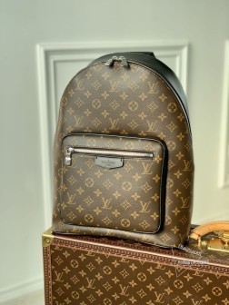 LV M40349 Josh 双肩包 Monogram Macassar 帆布 轻盈高仿