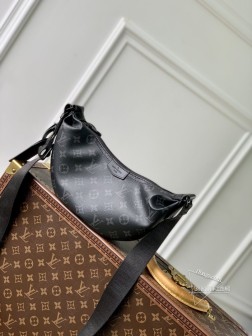 LV M47158 Hamac 小号手袋 Monogram Eclipse 涂层帆布