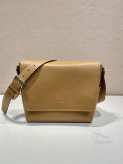 Prada普拉达 2VD068大号皮革邮差包 单肩包 小牛皮 复刻