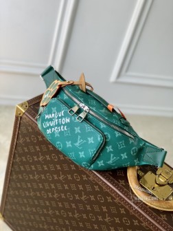LV M12867 Rush 腰包 Monogram Heritage 帆布 Pharrell Williams 复刻