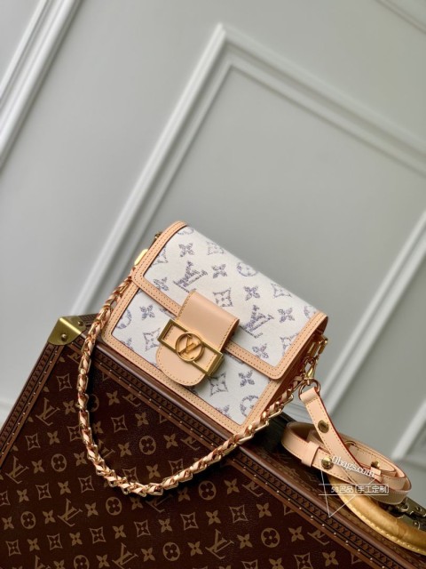 LV M24841 Dauphine 迷你手袋 Nautical 系列 提花纱线