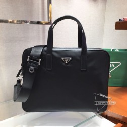 Prada普拉达 2VE368 公文包 进口尼龙&Saffiano皮革 一比一