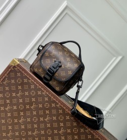 LV M46973 Quest 邮差包 Monogram Macassar 帆布顶级复刻