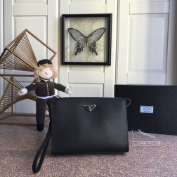 Prada普拉达 2VE009 手包 进口十字纹牛皮 175代工码 24x17x6.5cm 复刻