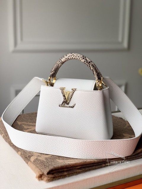 LV N98477 Capucines BB手袋 Taurillon皮革 2020夏季款