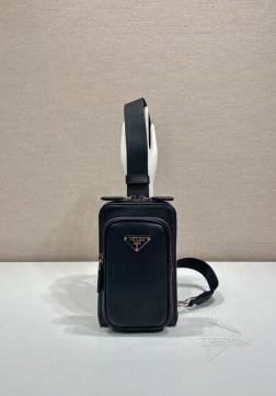 Prada 2VH195 鹿皮革多功能手机包,时尚设计,多个口袋 复刻