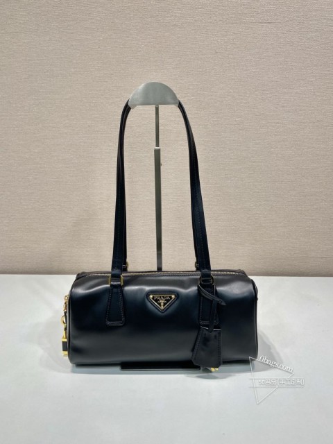 Prada普拉达 1BB127女款挂锁手袋 小牛皮+羊皮 材质精致 图片