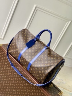LV M46772 Keepall Bandoulière 50 旅行袋 Monogram Macassar帆布