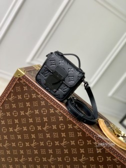 LV M83148 Pico S Lock 手袋 Monogram Taurillon 皮革 磁扣