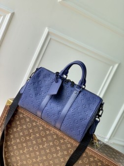 LV M11691 Keepall Bandoulière 35 手袋 粒面Taurillon牛皮 Monogram