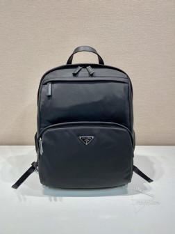 Prada普拉达 2VZ104双肩背包 尼龙材质 Saffiano皮革 一比一