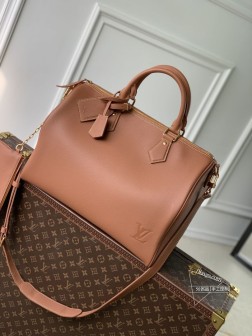 LV M12672 Speedy P9 Bandoulière 40 手袋 粒面牛皮革顶级A货