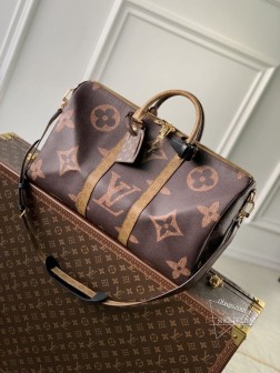 LV M47211 Keepall Bandoulière 45 旅行袋 Monogram Giant 涂层帆布