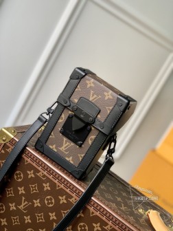 LV M82077 Vert Trunk 迷你手袋 Monogram Ec 设计