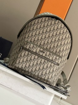 DIOR 这款 Rider 双肩背包轮廓简约,经典的学院款式洋溢着活力。款式时尚现代,采用卡其色提花面料精心制作,饰以 Oblique 印花。延续经典设计,搭配双向拉链开合、正面大号拉链口袋以及可调节的加垫背带等精美细节,是日常使用的理想之选。卡其色 Oblique 印花内部扁平电脑隔层正面饰以橡胶 Dior 标志内侧饰有 Dior 压花标志双向拉链开合可调节的加垫尼龙肩带皮革顶部手柄背部采用加垫网眼织物加固正面拉链口袋内含防尘袋意大利制造尺寸:30 x 42 x 15 厘米(长 x 高 x 宽