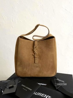 YSL Hobo Bag 腋下包 麂皮焦糖金 乖巧设计，优雅上身