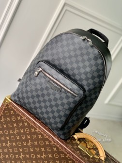 LV N40365 Josh 双肩包 Monogram Macassar 帆布 轻盈简约