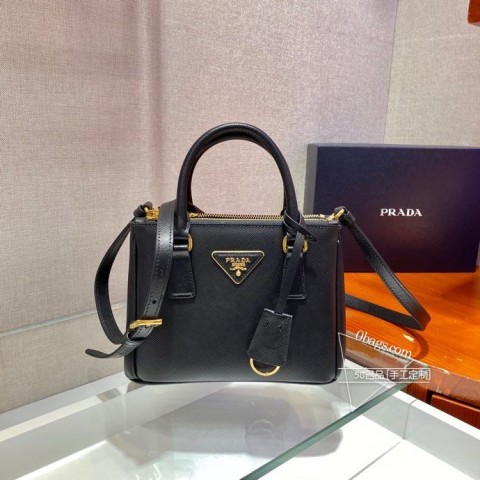 Prada普拉达 mini杀手 1BA906 Galleria Saffiano皮革手袋 代购