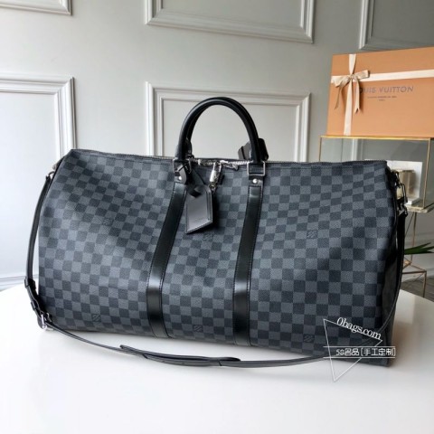LV KEEPALL 455055 旅行袋（肩带）41413 41416 41418 高仿