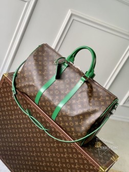 LV M46774 Keepall Bandoulière 50 旅行袋 Monogram Macassar帆布