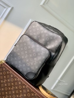 LV M45335 Dean 双肩包 Monogram Macassar 皮革材质