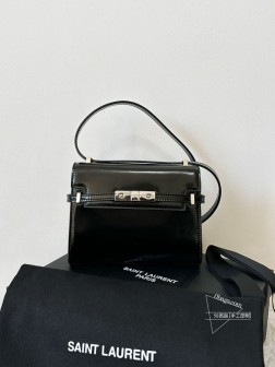 YSL 曼哈顿 开边珠黑银 Mini 手袋 迷你款