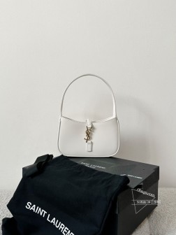 YSL le57 腋下包 Mini 白金 原厂皮 适合手机收纳