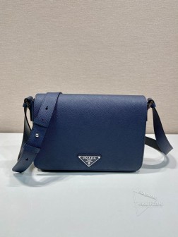 Prada普拉达 2VD049大号邮差包 Saffiano牛皮 调节肩带 图片